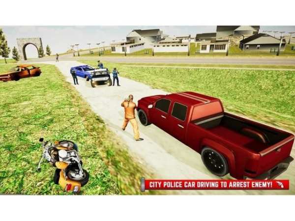 Police Car Chase Simulator: Real Gangster Chase स्क्रीनशॉट 6