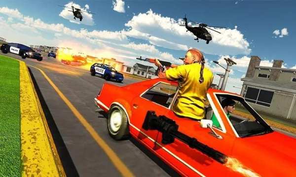 Police Car Chase Simulator: Real Gangster Chase स्क्रीनशॉट 15