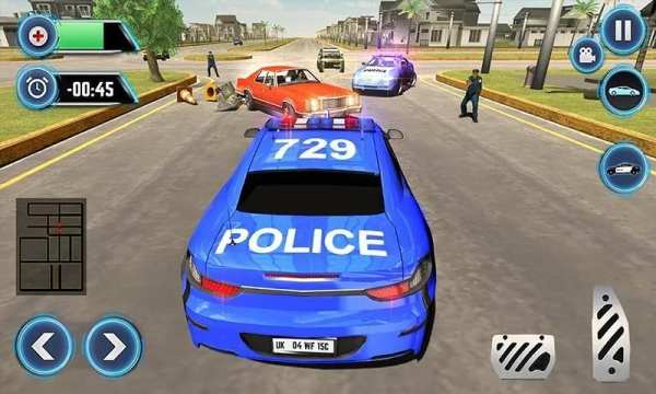 Police Car Chase Simulator: Real Gangster Chase स्क्रीनशॉट 14
