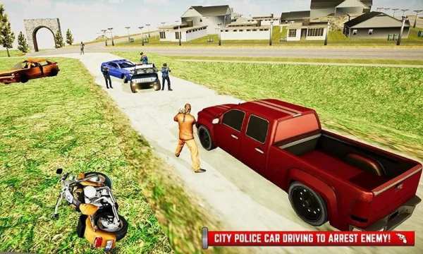 Police Car Chase Simulator: Real Gangster Chase स्क्रीनशॉट 11