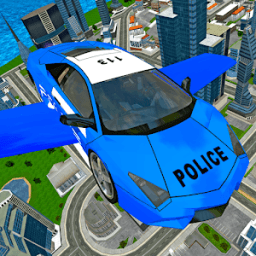 ikon Futuristic Police Flying Car Sim 3D