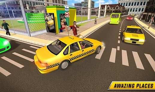 Driving in Taxi स्क्रीनशॉट 12