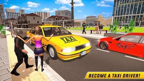 Driving in Taxi स्क्रीनशॉट 7