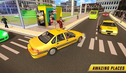 Driving in Taxi स्क्रीनशॉट 4