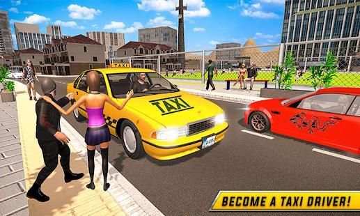 Driving in Taxi स्क्रीनशॉट 11