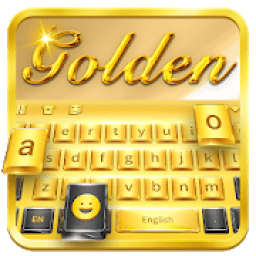 Golden Keyboard - GIF &amp; Emoji &amp; Sticker आइकन