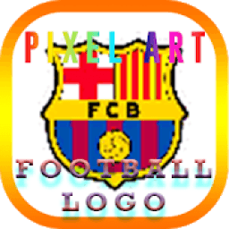 ikon Pixel Art - Football Logo