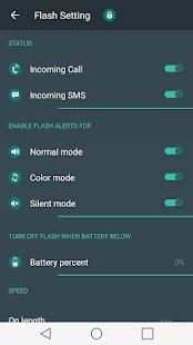 Color Flashlight Alert Blinking - call & sms screenshot 1