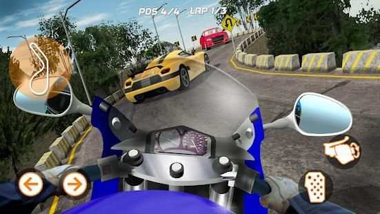 Extreme Bike Racing: Motorcycle Traffic Racer Game screenshot 5