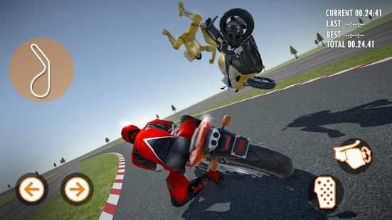Extreme Bike Racing: Motorcycle Traffic Racer Game screenshot 1