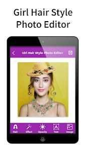 Girl Hair Style Photo Editor screenshot 3