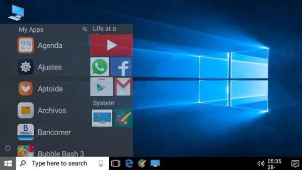 Windows 10 Emulator Android स्क्रीनशॉट 2