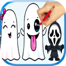 ikon How To Draw Ghost Emoji