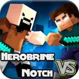 New Notch vs Herobrine Mod MCPE 1.0