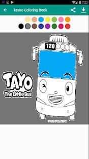 Tayo Little Bus Coloring screenshot 1