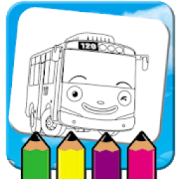 ikon Tayo Little Bus Coloring