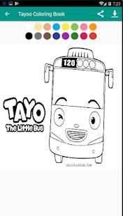 Tayo Little Bus Coloring screenshot 2