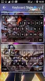 keyboard Mobile Legends MOBA keyboard 2018 screenshot 2