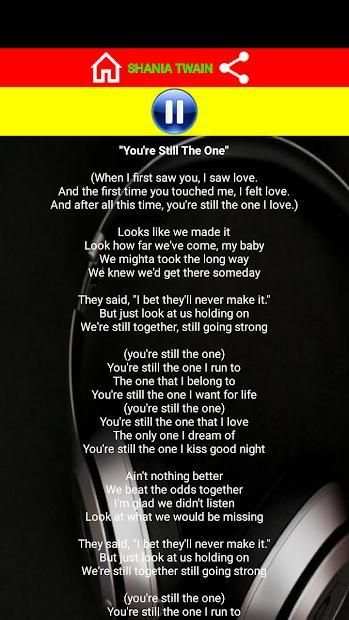You're Still The One - Songs screenshot 2