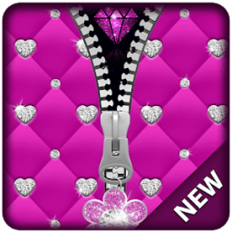Diamond Zipper Screen Locker icon