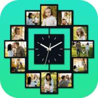 Clock Photo Collage Maker on 9Apps