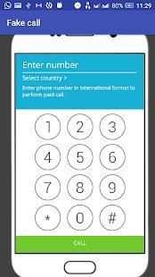 free fake call screenshot 1