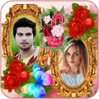 Rose Dual Photo Frames on 9Apps