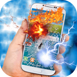 Electric Screen, Fire Screen, Broken Screen Prank आइकन