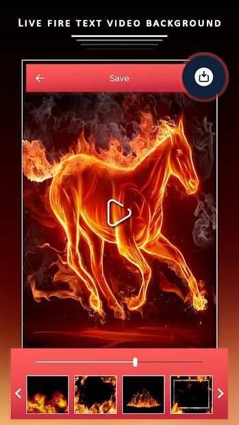 Live Fire Video Photo Background Editor स्क्रीनशॉट 2