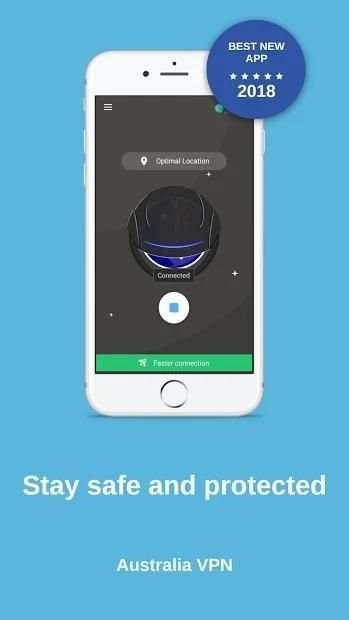 Australia VPN - Free VPN Proxy & Wi-Fi Security screenshot 1