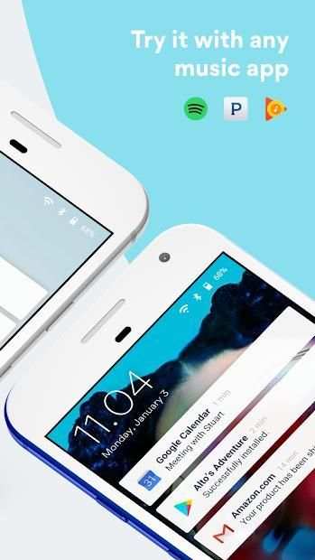Musixmatch Lyrics Lockscreen स्क्रीनशॉट 2