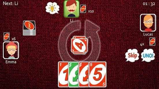 Uno Classic Game स्क्रीनशॉट 1