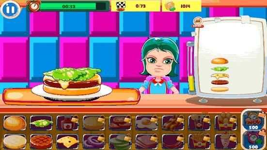 Burger Chef ; New Burger Shop Fast Food Chef screenshot 6
