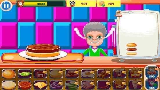 Burger Chef ; New Burger Shop Fast Food Chef screenshot 7