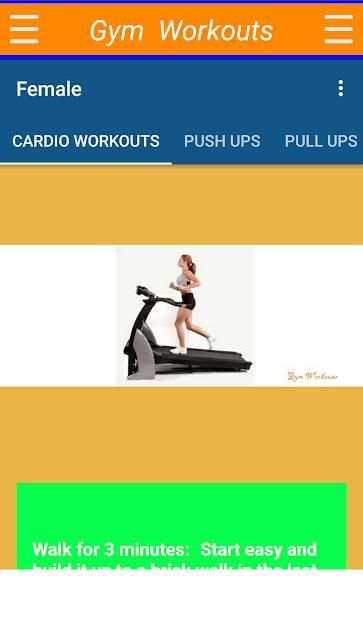 Gym Workouts App स्क्रीनशॉट 2
