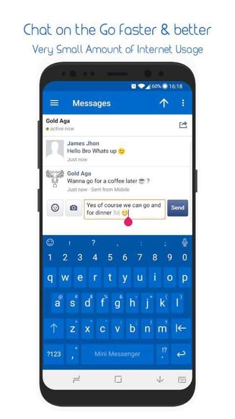 Mini Messenger For Facebook Lite screenshot 7