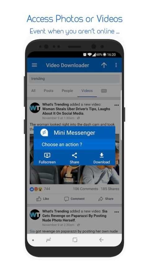 Mini Messenger For Facebook Lite screenshot 4