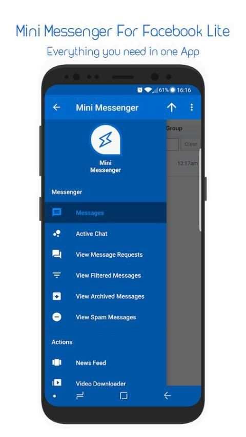 Mini Messenger For Facebook Lite screenshot 8