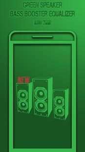 Green Speaker Bass Booster Equalizer screenshot 11