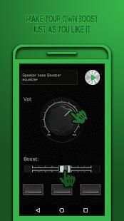 Green Speaker Bass Booster Equalizer screenshot 4