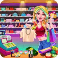 Shopping Mall Girl Cashier Game 2 - Cash Register logo