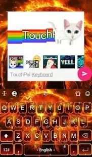 Fire Angel Keyboard Theme screenshot 2