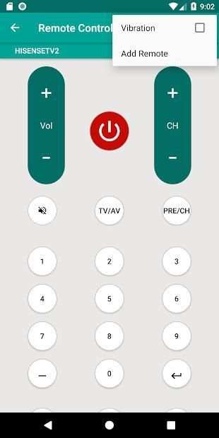 Hisense TV Remote Control App screenshot 3
