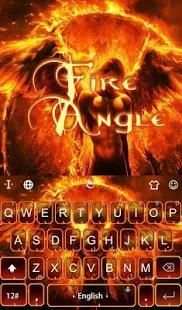 Fire Angel Keyboard Theme screenshot 6