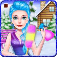 Ice Princess Winter Decoration Cleaning Game