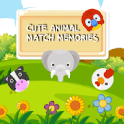 Cute Animal Match Memory आइकन