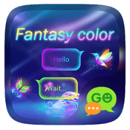 ikon (FREE) GO SMS FANTASY COLOR THEME