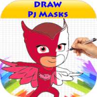 How To Draw Pj Masks Characters