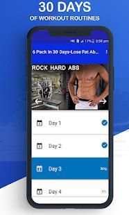 6 Packs In 30 Days - Lose Fat ABS Workout screenshot 11
