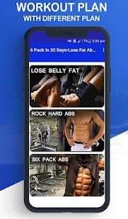 6 Packs In 30 Days - Lose Fat ABS Workout screenshot 4